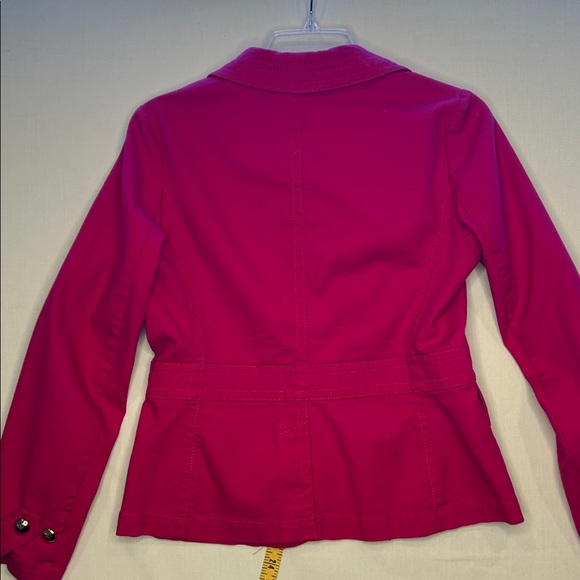 Talbots Women's Bright Pink Blazer 97% cotton size 4 - Picture 11 of 11